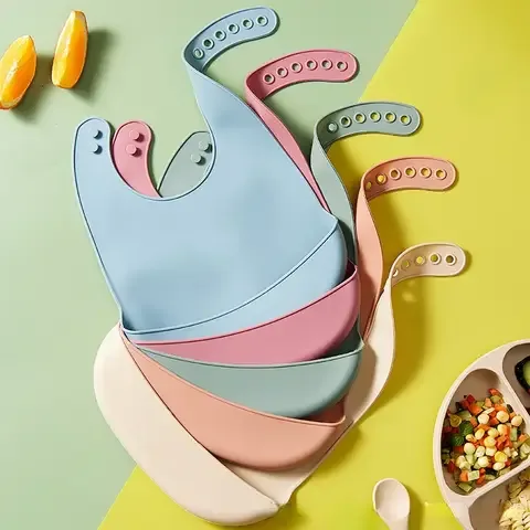 סינר סיליקון מתכוונן עם כיס אוסף
